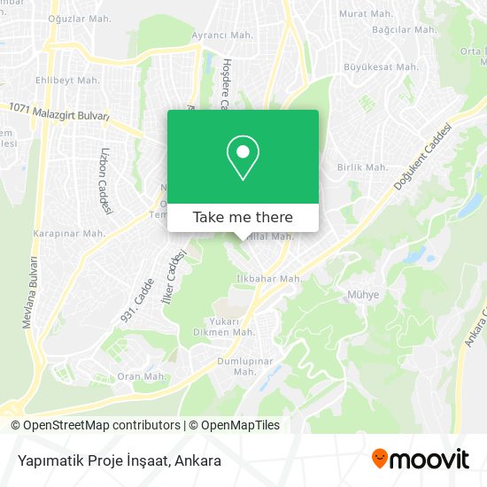 Yapımatik Proje İnşaat map