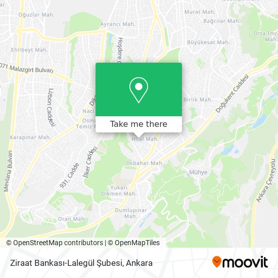 Ziraat Bankası-Lalegül Şubesi map