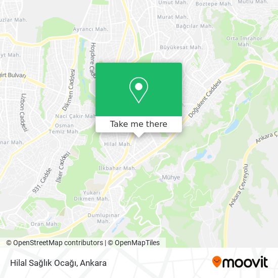 Hilal Sağlık Ocağı map