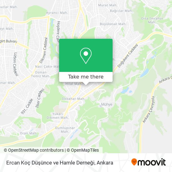 Ercan Koç Düşünce ve Hamle Derneği map