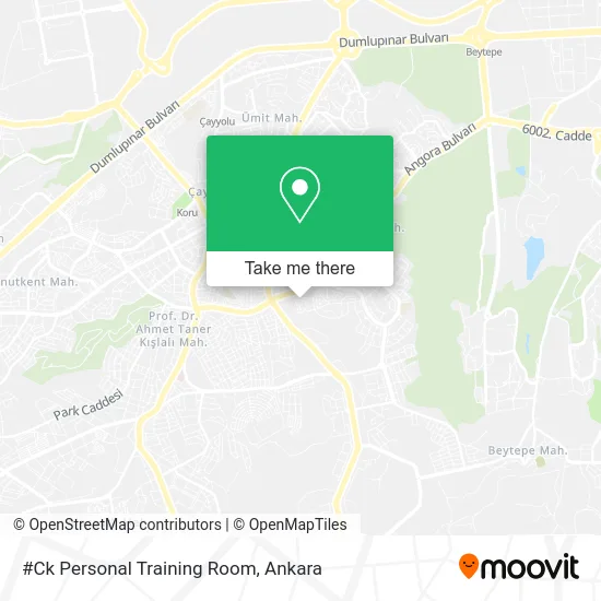 #Ck Personal Training Room map