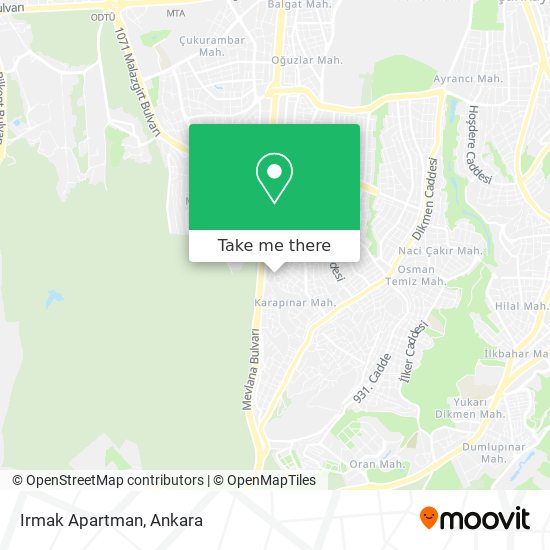 Irmak Apartman map