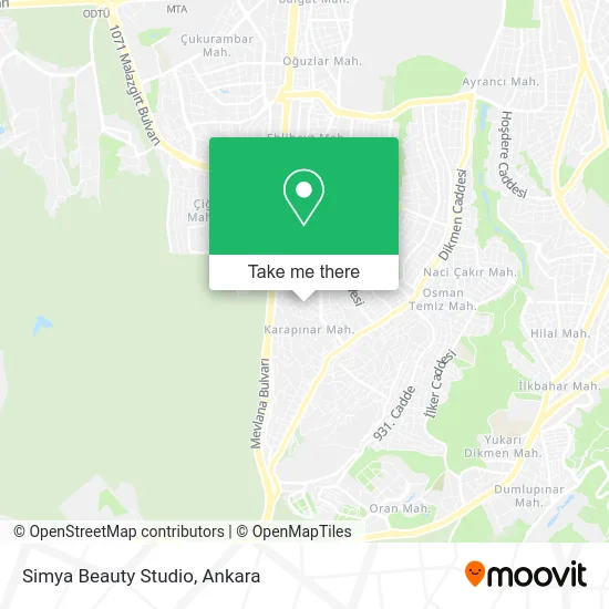 Simya Beauty Studio map