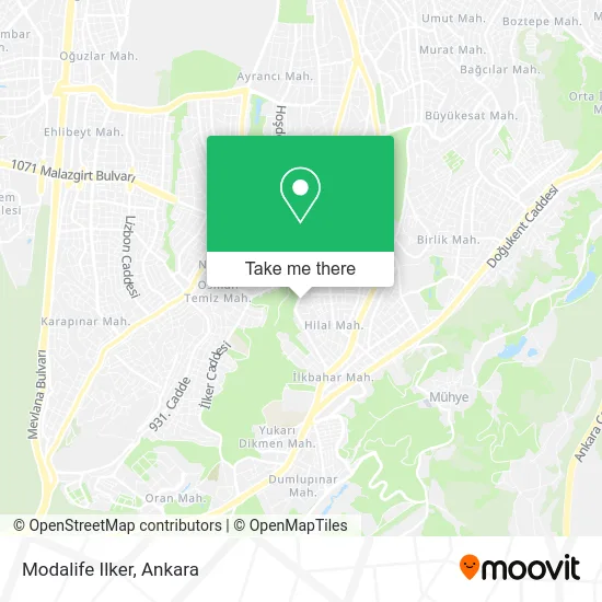 Modalife Ilker map