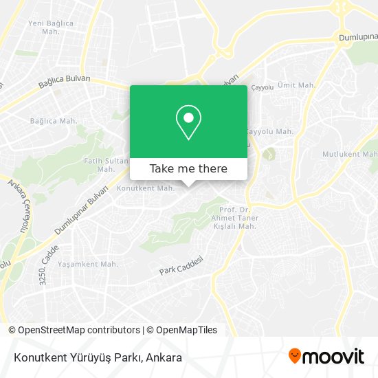 Konutkent Yürüyüş Parkı map