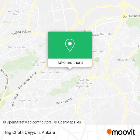 Big Chefs Çayyolu map