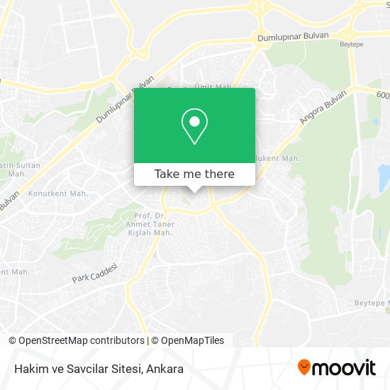 Hakim ve Savcilar Sitesi map