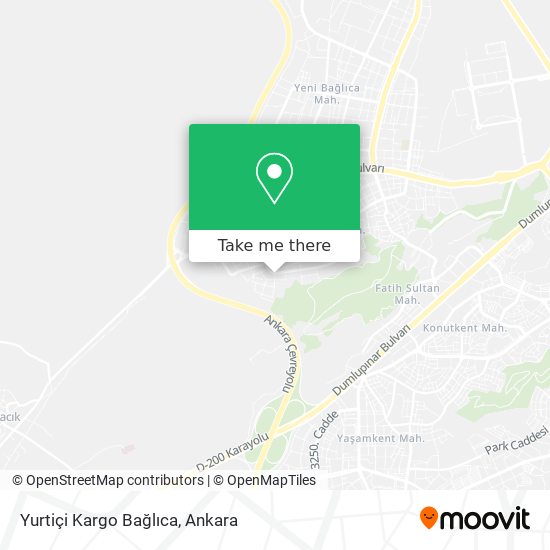 Yurtiçi Kargo Bağlıca map