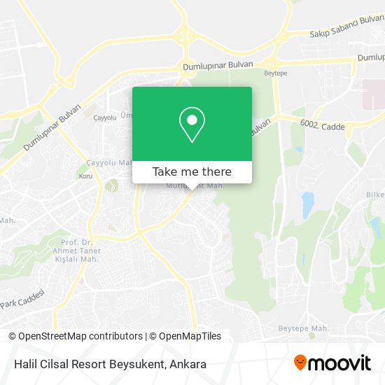 Halil Cilsal Resort Beysukent map