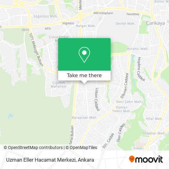 Uzman Eller Hacamat Merkezi map