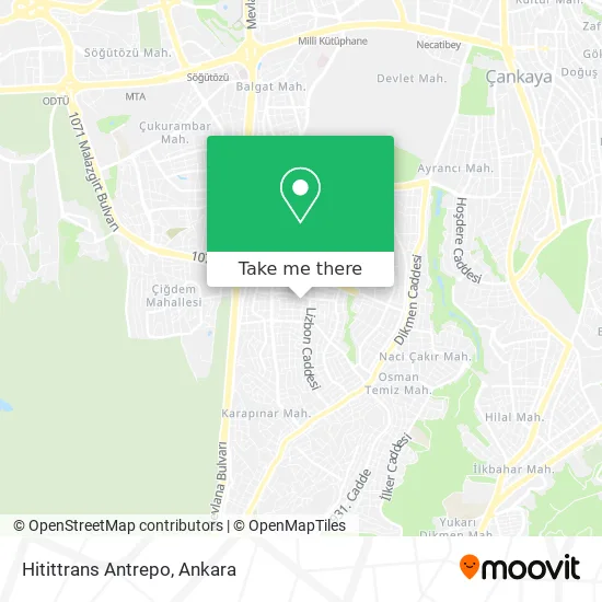 Hitittrans Antrepo map