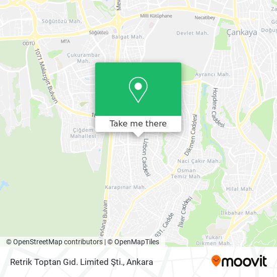 Retrik Toptan Gıd. Limited Şti. map