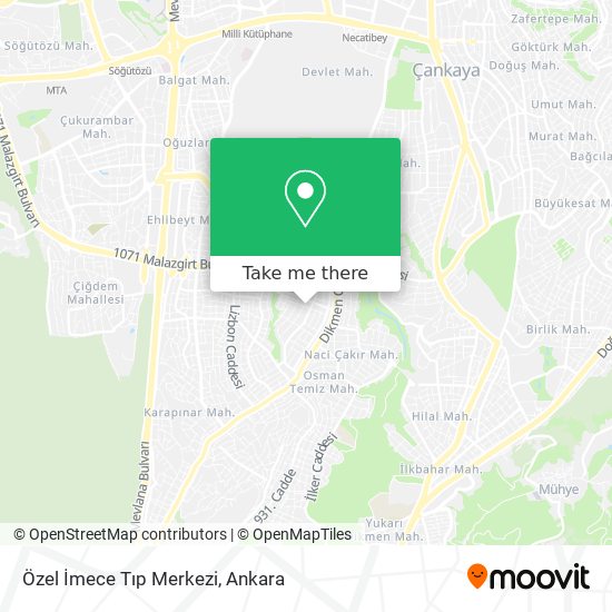 Özel İmece Tıp Merkezi map