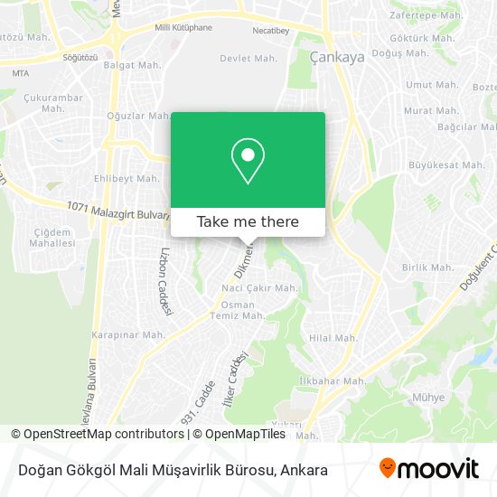 Doğan Gökgöl Mali Müşavirlik Bürosu map