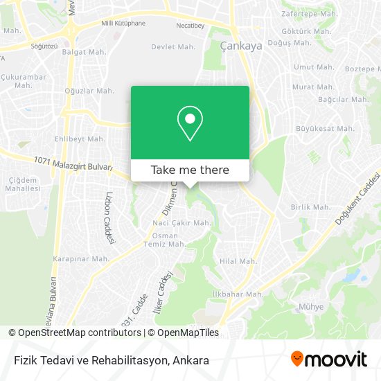 Fizik Tedavi ve Rehabilitasyon map
