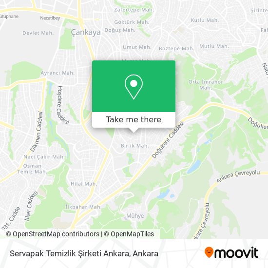 Servapak Temizlik Şirketi Ankara map