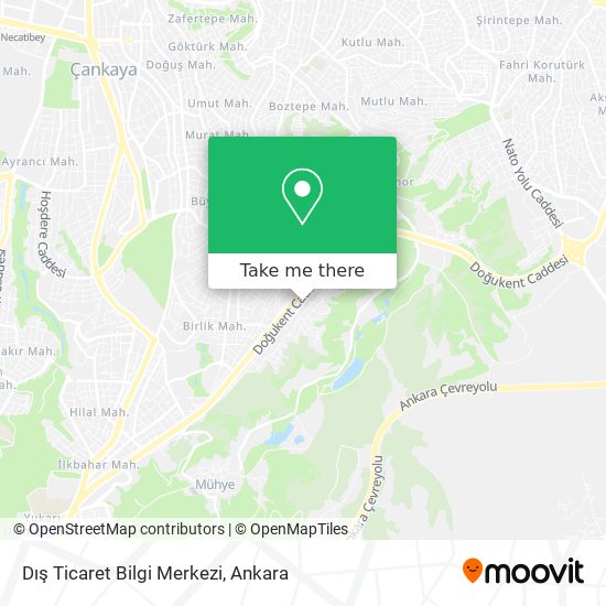 Dış Ticaret Bilgi Merkezi map