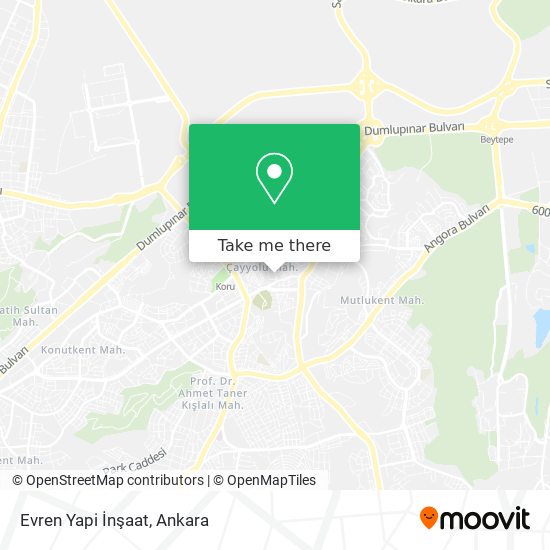 Evren Yapi İnşaat map