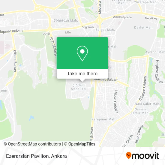 Ezerarslan Pavilion map