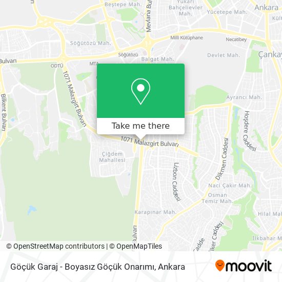 Göçük Garaj - Boyasız Göçük Onarımı map
