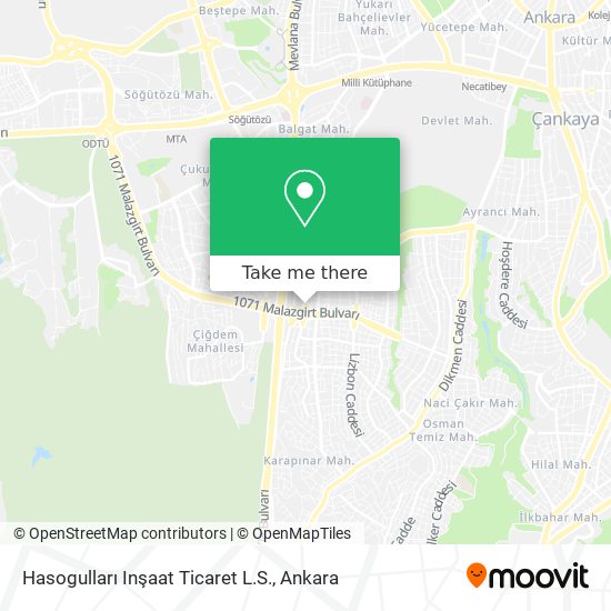 Hasogulları Inşaat Ticaret L.S. map