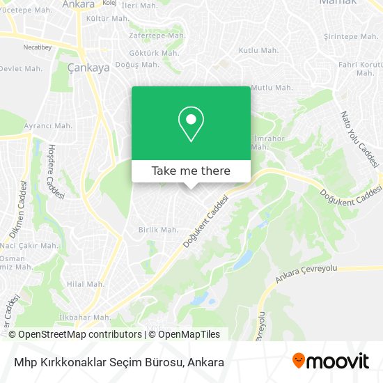 Mhp Kırkkonaklar Seçim Bürosu map