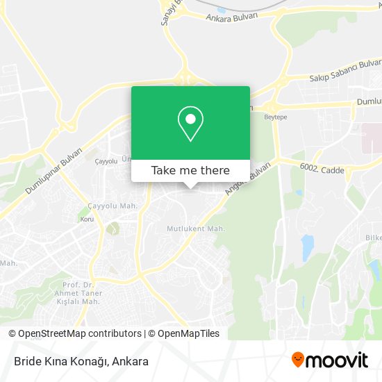 Bride Kına Konağı map