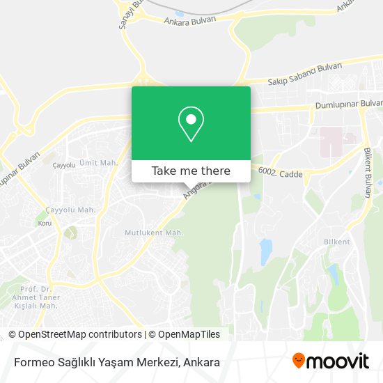 Formeo Sağlıklı Yaşam Merkezi map