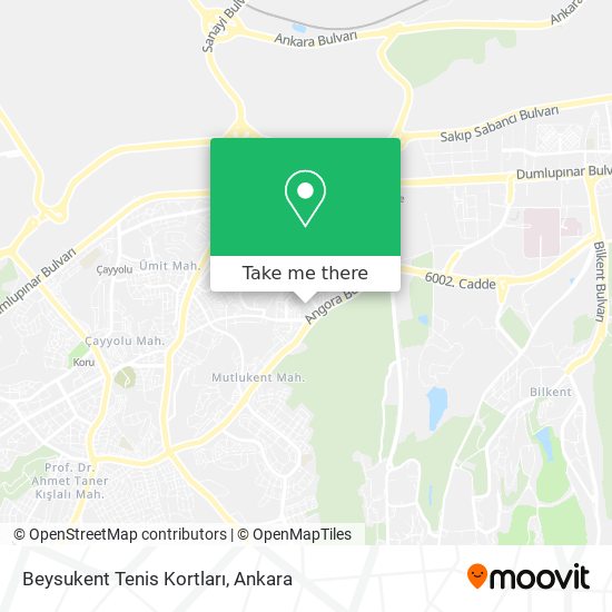 Beysukent Tenis Kortları map