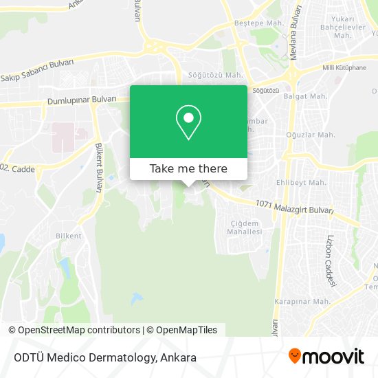 ODTÜ Medico Dermatology map
