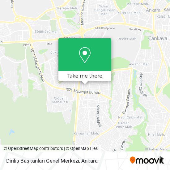 Diriliş Başkanları Genel Merkezi map