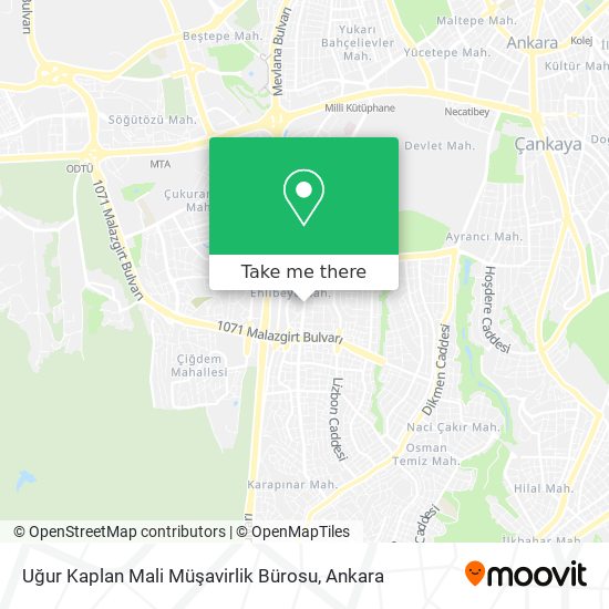 Uğur Kaplan Mali Müşavirlik Bürosu map