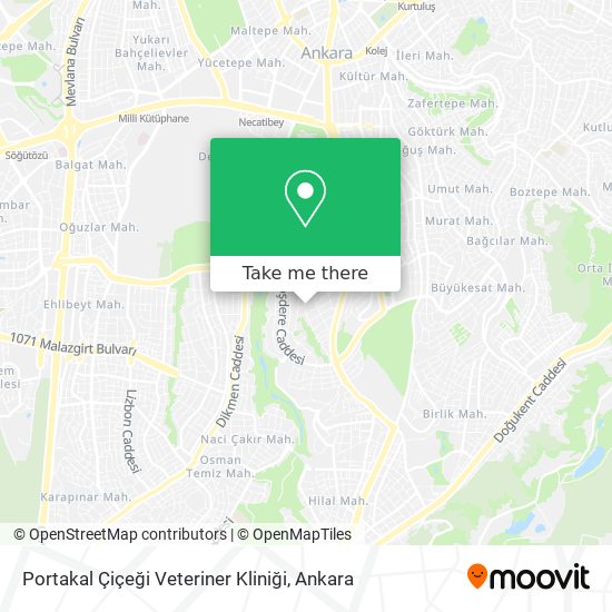 Portakal Çiçeği Veteriner Kliniği map