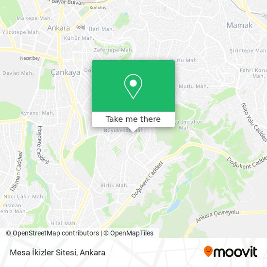 Mesa İkizler Sitesi map
