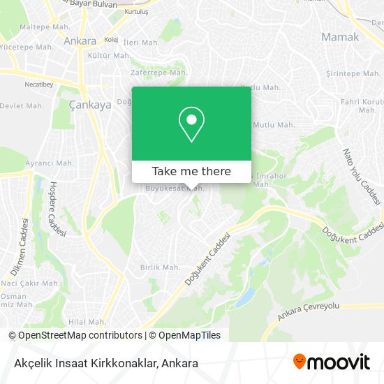 Akçelik Insaat Kirkkonaklar map