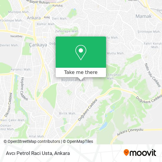 Avcı Petrol Raci Usta map
