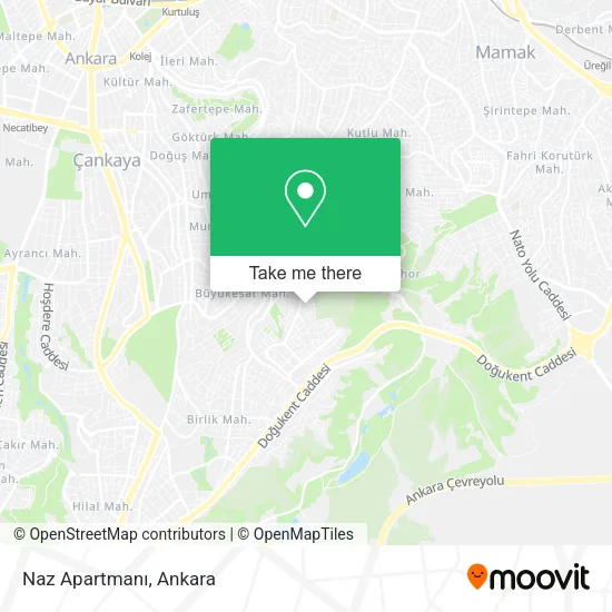 Naz Apartmanı map
