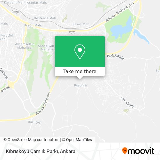Kıbrısköyü Çamlık Parkı map