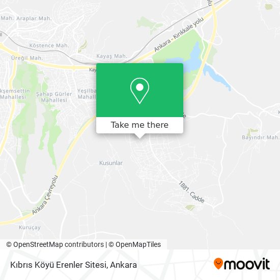 Kıbrıs Köyü Erenler Sitesi map