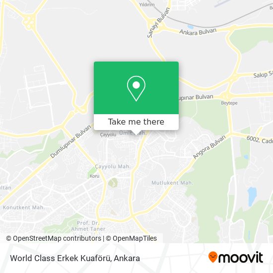 World Class Erkek Kuaförü map