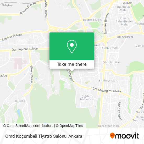 Omd Koçumbeli Tiyatro Salonu map