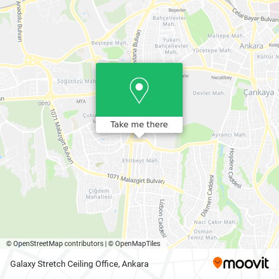 Galaxy Stretch Ceiling Office map