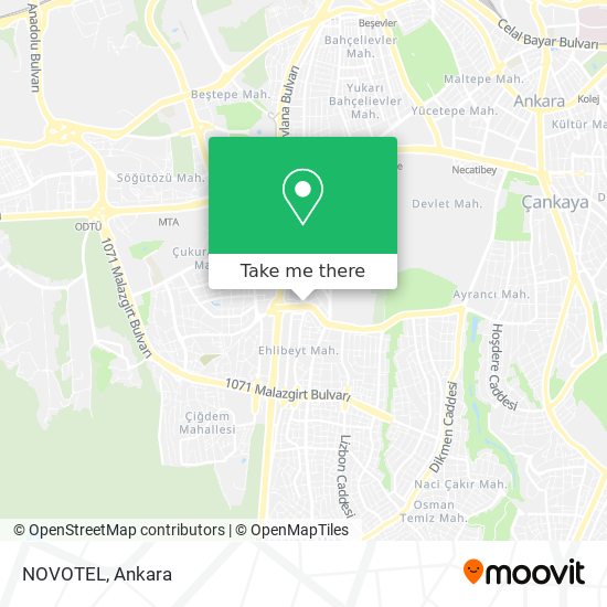 NOVOTEL map