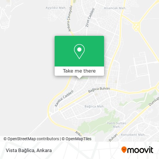 Vista Bağlica map