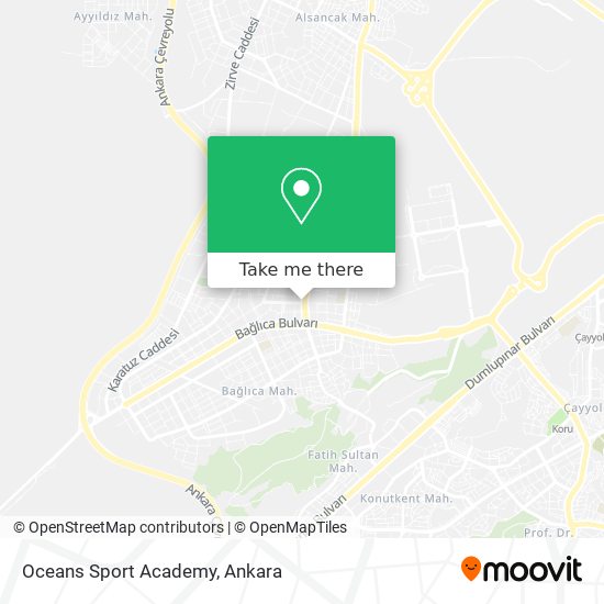 Oceans Sport Academy map