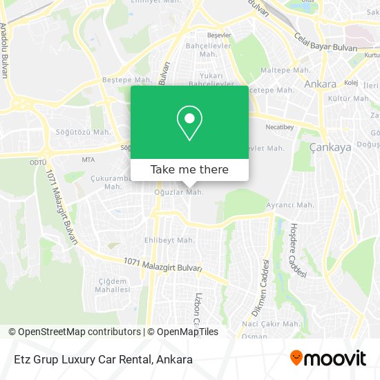 Etz Grup Luxury Car Rental map