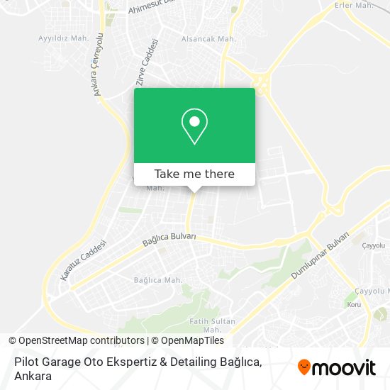 Pilot Garage Oto Ekspertiz & Detailing Bağlıca map