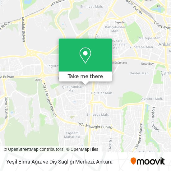 Yeşil Elma Ağız ve Diş Sağlığı Merkezi map