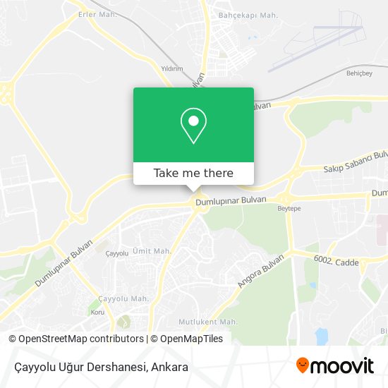 Çayyolu Uğur Dershanesi map