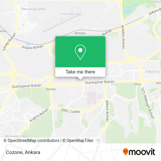 Cozone map